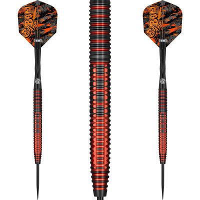 Shot Steel Darts Pro Series Bradley Brooks BamBam 90% Tungsten Steeltip Darts Steeldart 23 g