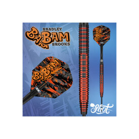 Shot Steel Darts Pro Series Bradley Brooks BamBam 90% Tungsten Steeltip Darts Steeldart 23 g