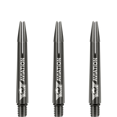 BULL´S NL Aviation Special Aluminium Shaft bedruckt mit Bulls Logo Dunkelgrau IM Intermediate