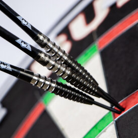 BULLS NL Steel Darts Lightning Black 90% Tungsten Steeltip Darts Steeldart