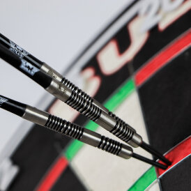 BULLS NL Steel Darts Lightning White Mighty Grip 90% Tungsten Steeltip Darts Steeldart