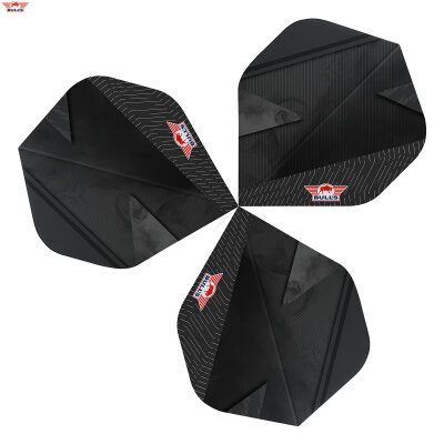BULLS NL Dart Flight Series 100 Lightning Black Flights Std. Nr.2 Dartflight