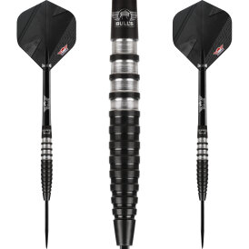 BULLS NL Steel Darts Lightning Black 90% Tungsten Steeltip Darts Steeldart 25 g