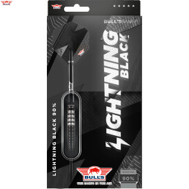 BULLS NL Steel Darts Lightning Black 90% Tungsten Steeltip Darts Steeldart 25 g