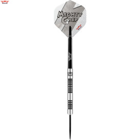 BULLS NL Steel Darts Lightning White Mighty Grip 90% Tungsten Steeltip Darts Steeldart 23 g