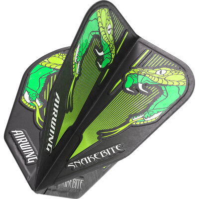 Red Dragon Flights Airwing Peter Wright Snakebite Moulded Dart Flight Dartflights 2023 V-Standard Grün F6900