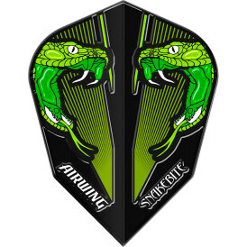 Red Dragon Flights Airwing Peter Wright Snakebite Moulded Dart Flight Dartflights 2023 V-Standard Grün F6900