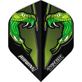 Red Dragon Flights Airwing Peter Wright Snakebite Moulded Dart Flight Dartflights 2023 Standard Grün F6901