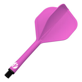 Shot Dart Flight Deck 2 in1 Schaft-Flights-System M Mittel Pink