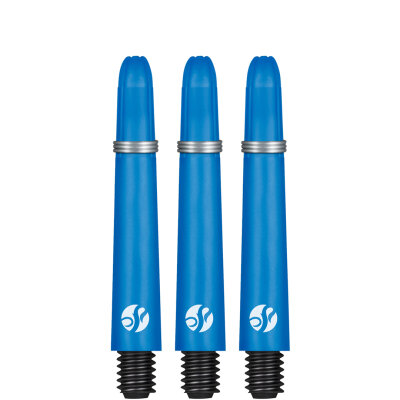 Shot Dart Shafts Koi Carbon mit Federring Blau IM Intermediate
