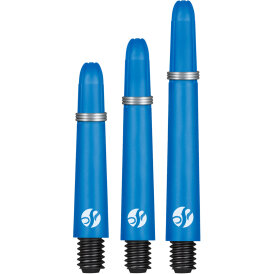 Shot Dart Shafts Koi Carbon mit Federring Blau S Kurz