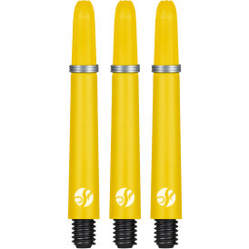 Shot Dart Shafts Koi Carbon mit Federring Gelb M Mittel