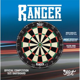 Shot Ranger Professional Bristle Dartboard Dartscheibe