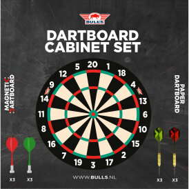 BULLS NL Magnetic Paper Dartboard Combi Set Dart Board Dartboard Dartscheibe