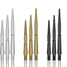 Target Steel Tip SWISS Point Dart Wechsel- Spitzen Schraubspitzen Gold RVE Point 40 mm