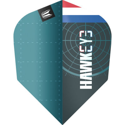 Target Dart Pro Ultra  Kevin Doets G1 Generation 1 Hawk Eye Dart Flight Dartflights Flightform / Shape Nr.6 Design 2024