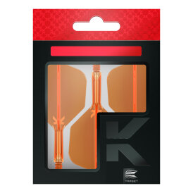 Target Dart K-Flex Neon Flight- Schaftsystem patentierten Twist-System Neon Orange Standard Nr.2 M Mittel