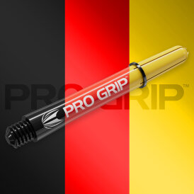 Target Pro Grip Shaft 3 3er Satz Dartshafts mit Aluminium Ring Mixed Schwarz/Rot/Gelb S Kurz
