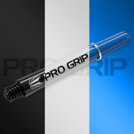 Target Pro Grip Shaft 3 3er Satz Dartshafts mit Aluminium Ring Mixed Schwarz/Weiß/Blau IM Intermediate