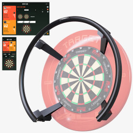 Target Dart Omni Autoscoring System, Integrierter Lichtring, mit 4 HD Kameras