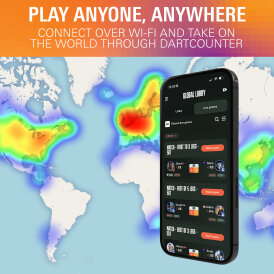 Target Dart Omni Autoscoring System, Integrierter Lichtring, mit 4 HD Kameras