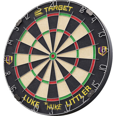Target Dart Luke Littler The Nuke Dartboard Set incl. 2 Steeldart Sets