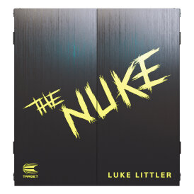 Target Dart Luke Littler The Nuke Cabinet Dartboard Set incl. 2 Steeldart Sets
