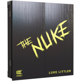 Target Dart Luke Littler The Nuke Cabinet Dartboard Set incl. 2 Steeldart Sets