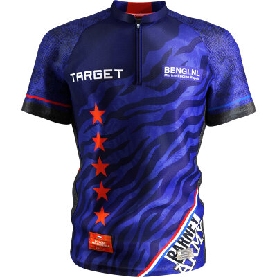 Target Darts Cool Play Playing Shirt Raymond van Barneveld Barney Matchshirt Dart Shirt Trikot Design 2025
