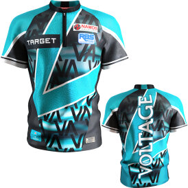 Target Darts Cool Play Playing Shirt Rob Cross Voltage Matchshirt Dart Shirt Dartshirt Trikot Design 2025 Größe 2XL