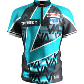 Target Darts Cool Play Playing Shirt Rob Cross Voltage Matchshirt Dart Shirt Dartshirt Trikot Design 2025 Größe 4XL