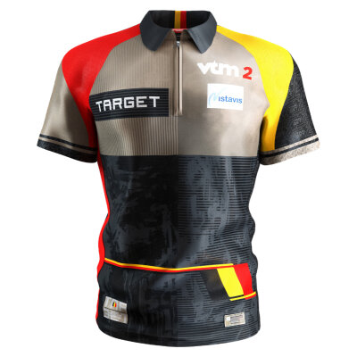 Target Darts Cool Play Playing Shirt Dimitri Van den Bergh Dream Maker Matchshirt Dart Shirt Dartshirt Trikot Design 2025 Größe XL