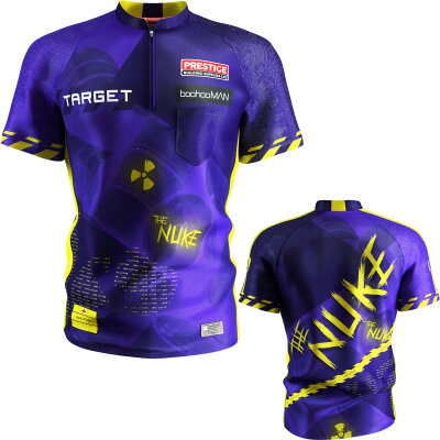 Target Darts Cool Play Playing Shirt Luke Littler The Nuke Matchshirt Dart Shirt Trikot Design 2025 Kind 8 Jahre