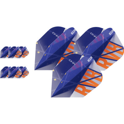 Target Dart Pro Ultra RVB Raymond van Barneveld Chrono Flight Dartflights Design 2024 Nr.6 Flight