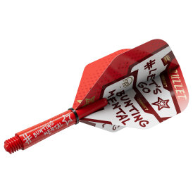 Target Dart Pro Grip Stephen Bunting Shaft mit Aluminium Ring & Pro Ultra Flight Nr.2 Flight&Shaft Kit S Kurz