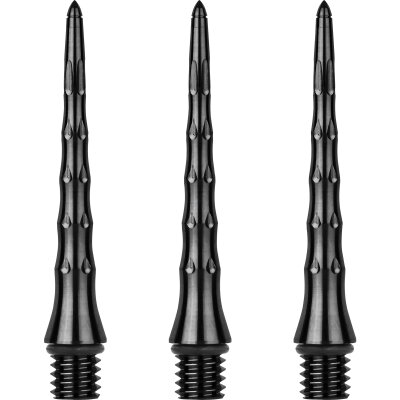 one80 Dart Titanium Steel Tip Schraubspitzen Wechselspitzen Conversion Point Modell A Schwarz 30 mm