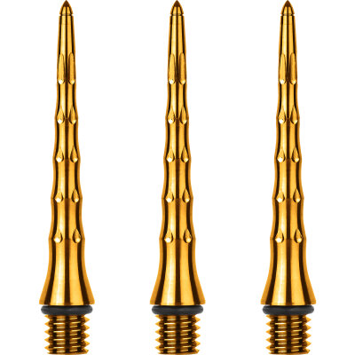 one80 Dart Titanium Steel Tip Schraubspitzen Wechselspitzen Conversion Point Modell A Gold 26 mm