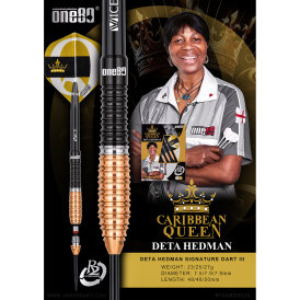 one80 Steel Darts Revolution R2 Interchange Deta Hedman Signature Dart V3 VHD 90% Tungsten 2,35 mm Point Steeltip Dart Steeldart