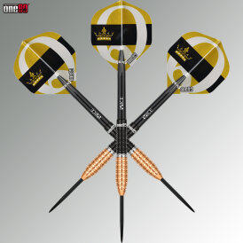 one80 Steel Darts Revolution R2 Interchange Deta Hedman Signature Dart V3 VHD 90% Tungsten 2,35 mm Point Steeltip Dart Steeldart