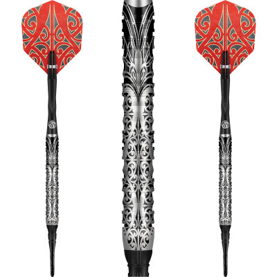 Shot Soft Darts Warrior Taiaha 90% Tungsten Softtip Darts Softdart 18 g