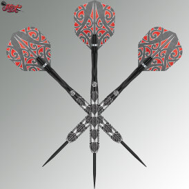 Shot Steel Darts Warrior Awe 90% Tungsten Steeltip Darts Steeldart
