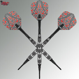 Shot Soft Darts Warrior Awe 90% Tungsten Softtip Darts Softdart