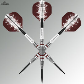 Mission Steel Darts Madars Razma Razmatazz Matchdarts 95% Tungsten Steeltip Dart Steeldart 25 g