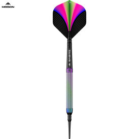 Mission Darts Soft Darts Aurora Coral 90% Tungsten Softtip Darts Softdart 18 g