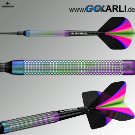 Mission Darts Soft Darts Aurora Coral 90% Tungsten Softtip Darts Softdart 18 g