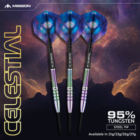 Mission Darts Steel Darts Celestial Coral 95% Tungsten Steeltip Darts Steeldart