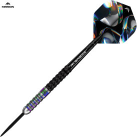 Mission Darts Steel Darts Iridian Schwarz&Coral 90% Tungsten Steeltip Darts Steeldart