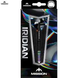 Mission Darts Steel Darts Iridian Schwarz&Coral 90% Tungsten Steeltip Darts Steeldart 22 g