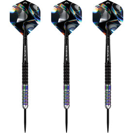 Mission Darts Steel Darts Iridian Schwarz&Coral 90% Tungsten Steeltip Darts Steeldart 24 g