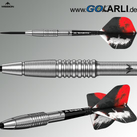 Mission Darts Steel Darts Yari 90% Tungsten Steeltip Darts Steeldart 22 g